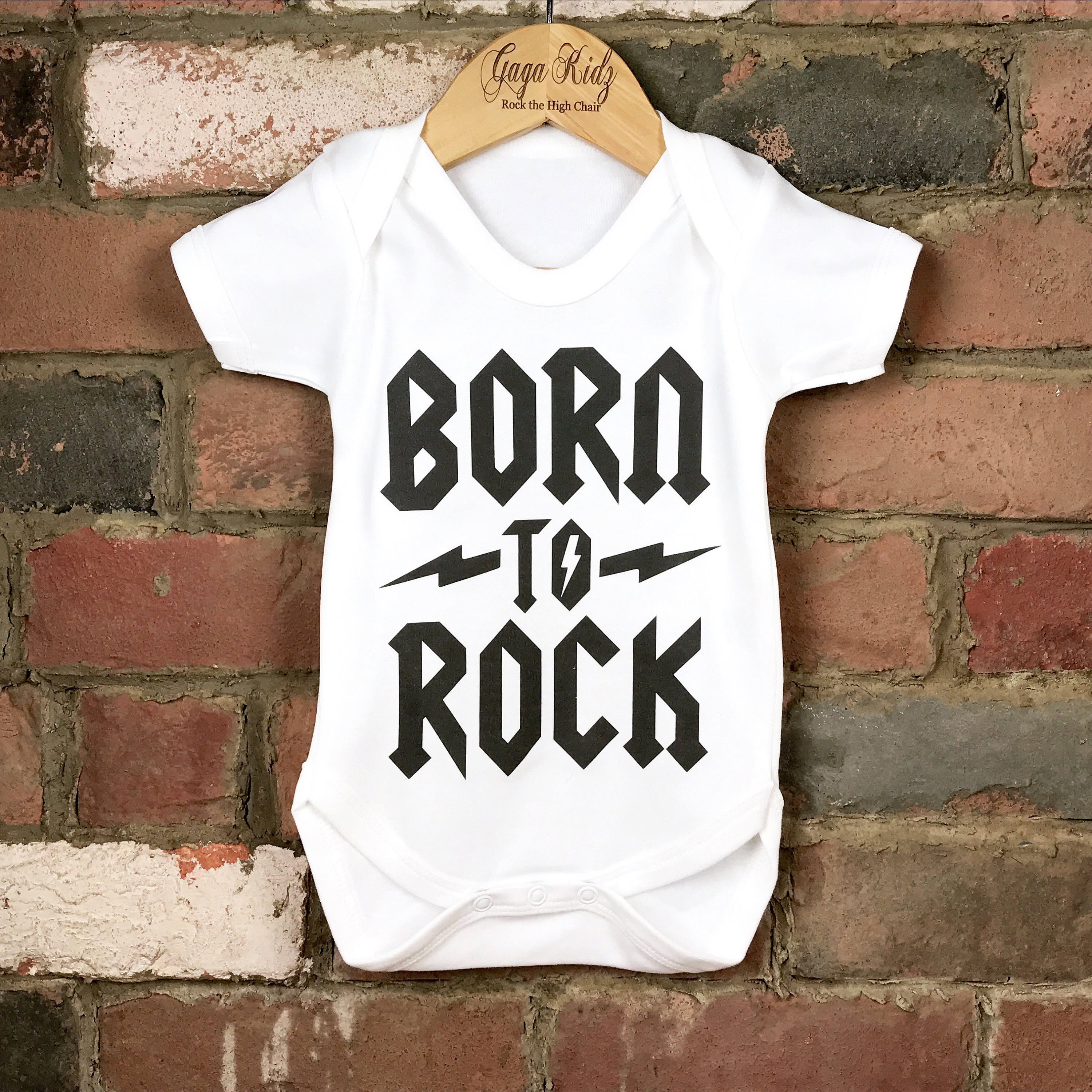 T Shirt Body Neonato Rock Costume Neonato 0-3 Mesi Body Neonato