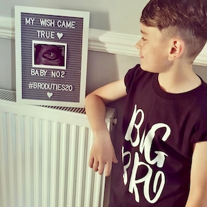 Big Brother Shirt, Little Brother Shirt, Big Bro, Lil Bro, Brother Gift Announcement Sibling Clothes Set Sibling Outfits Baby Bodysuit Shirt image 5