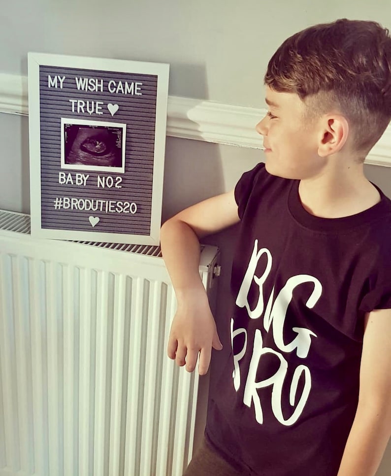 Big Brother Shirt, Little Brother Shirt, Big Bro, Lil Bro, Brother Gift Announcement Sibling Clothes Set Sibling Outfits Baby Bodysuit Shirt image 5