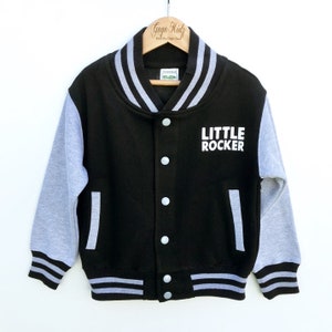 Kid Rock Punk Jacket, Heavy Metal Clothing & Festival Wear, Little Rocker Kids Varsity Jacket, Rock n Roll Letterman Jacket image 4