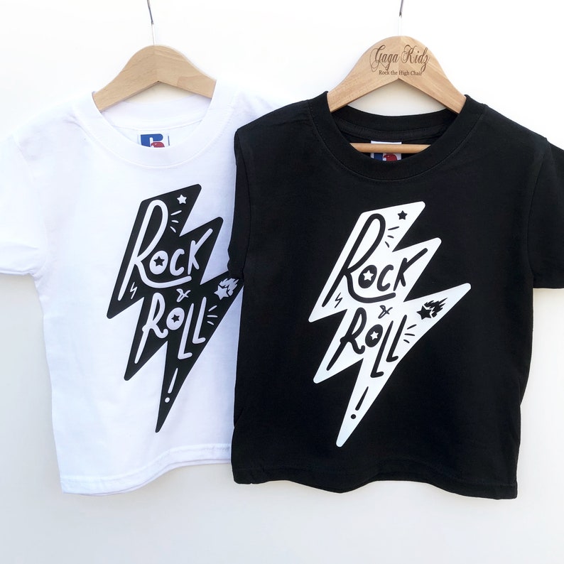 Rock and Roll Shirt, Kids & Baby Rock Music TShirt image 2