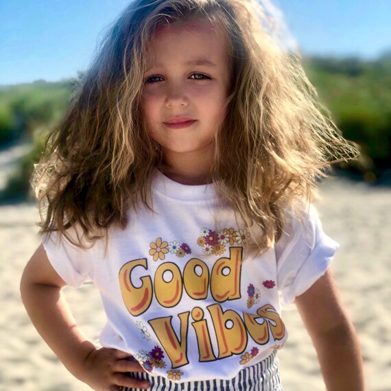 Eerste Additief in tegenstelling tot Good Vibes Kids Zomer Shirt Hippie Kleding Retro - Etsy Nederland