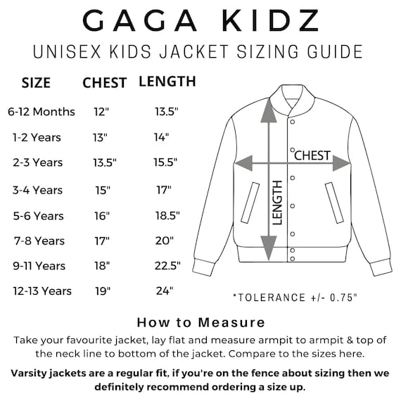 Custom Kids Varsity Jacket Kids Sports Jacket Name Varsity