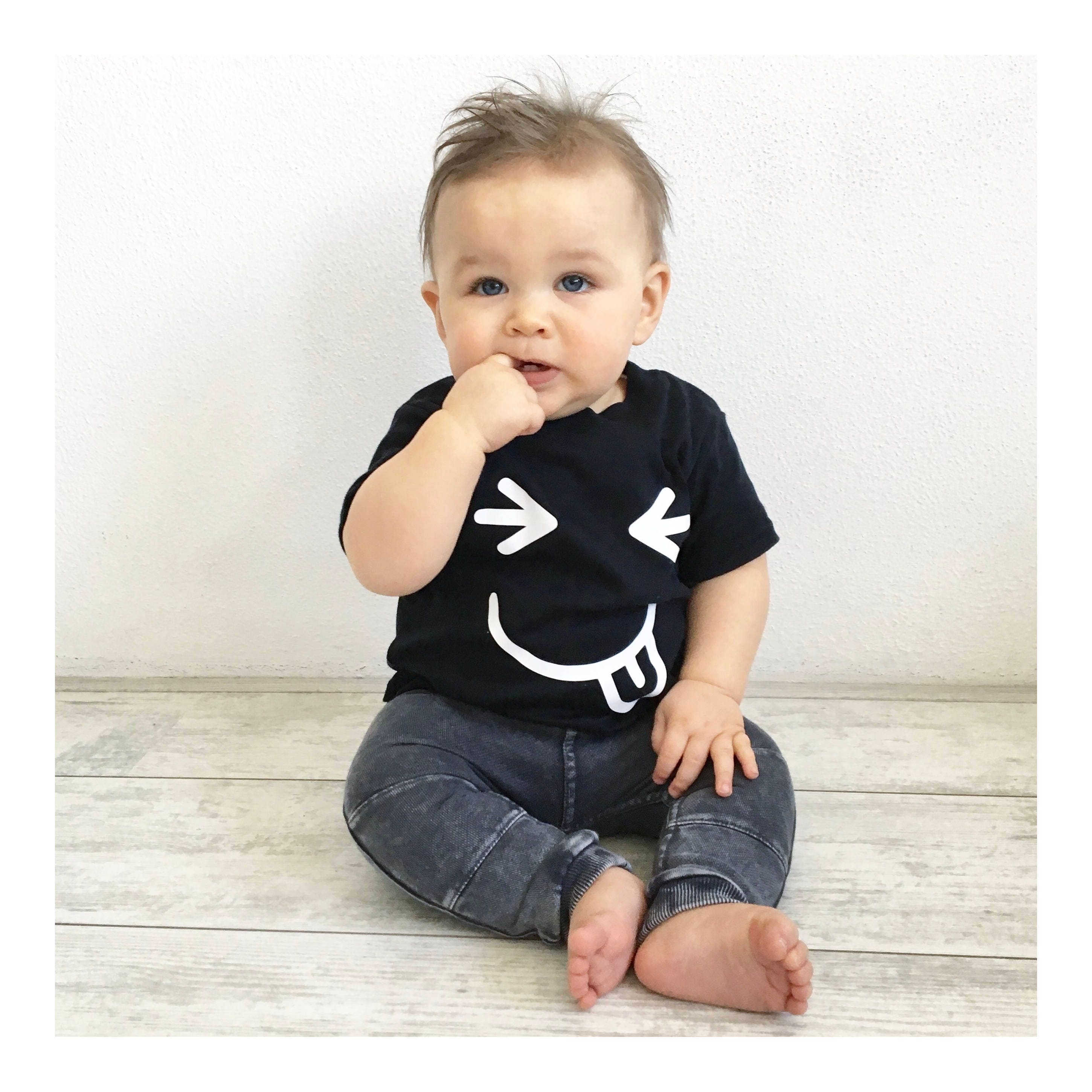 Buy Cheeky Face Emoji Tshirt Emojis Party Kid Toddler Shirt Online in India  - Etsy