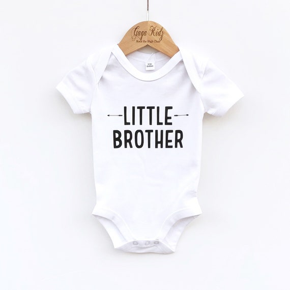 Best Lil Bro Ever Little Brother Younger Son Shower Gift Boys Romper Bodysuit