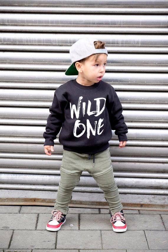Wild One Kids Crew Neck Sweater Perfect 1st Birthday Gift Wild Child Sweater Baby Sweatshirt Party Outfit Etsy Canada