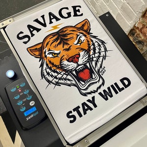 Kids Savage Tiger T-Shirt, Stay Wild Tee, Year of the Tiger, King of the Jungle TShirt image 5