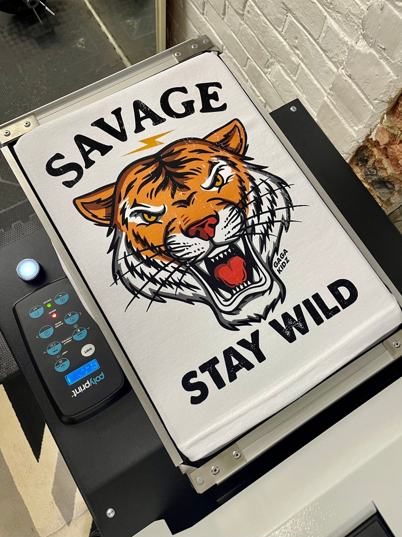 Kids Savage Tiger T-Shirt, Stay Wild Tee, Year of the Tiger, King of the Jungle TShirt image 5