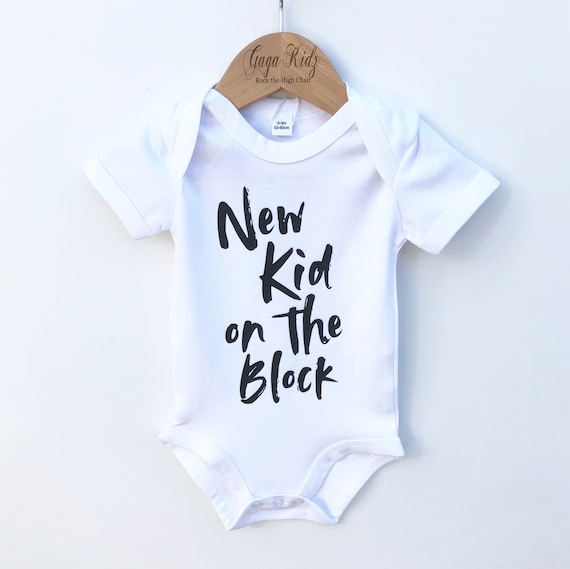 New kid on the block baby onesie best sale