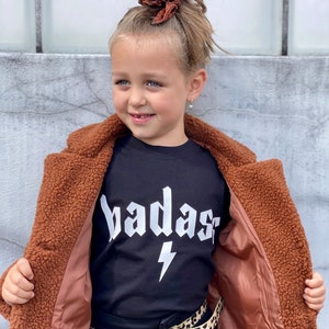 Kids Badass Shirt, Bad ass, Funny Gangster Shirt, Alternative Tee image 3