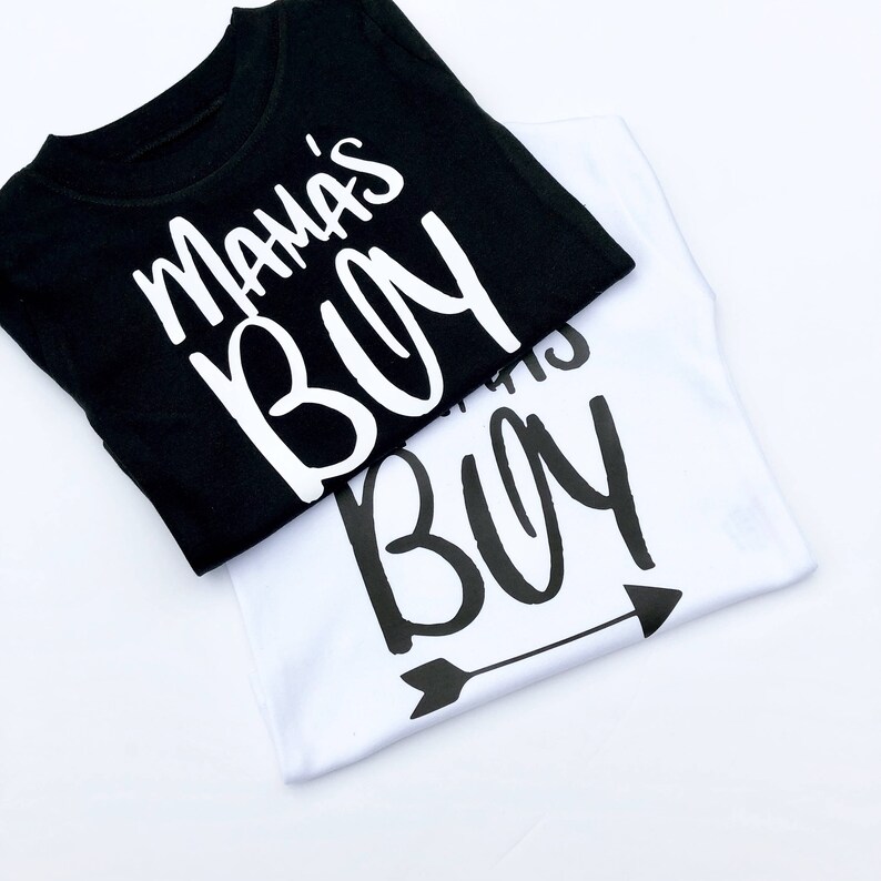 Mamas Boy Shirt, Boy Mom Shirt, Trendy Boys Clothing, Gift for Son, Mama's Boy Baby Toddler & Cool Kids TShirt, Baby Boy Gift image 3