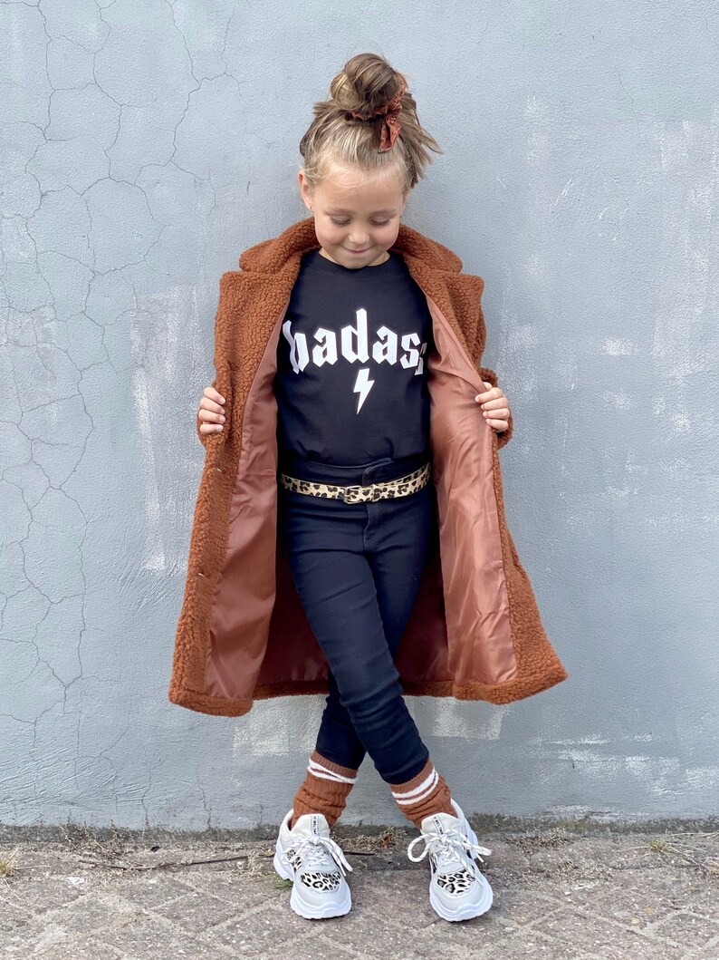 Kids Badass Shirt, Bad ass, Funny Gangster Shirt, Alternative Tee image 1