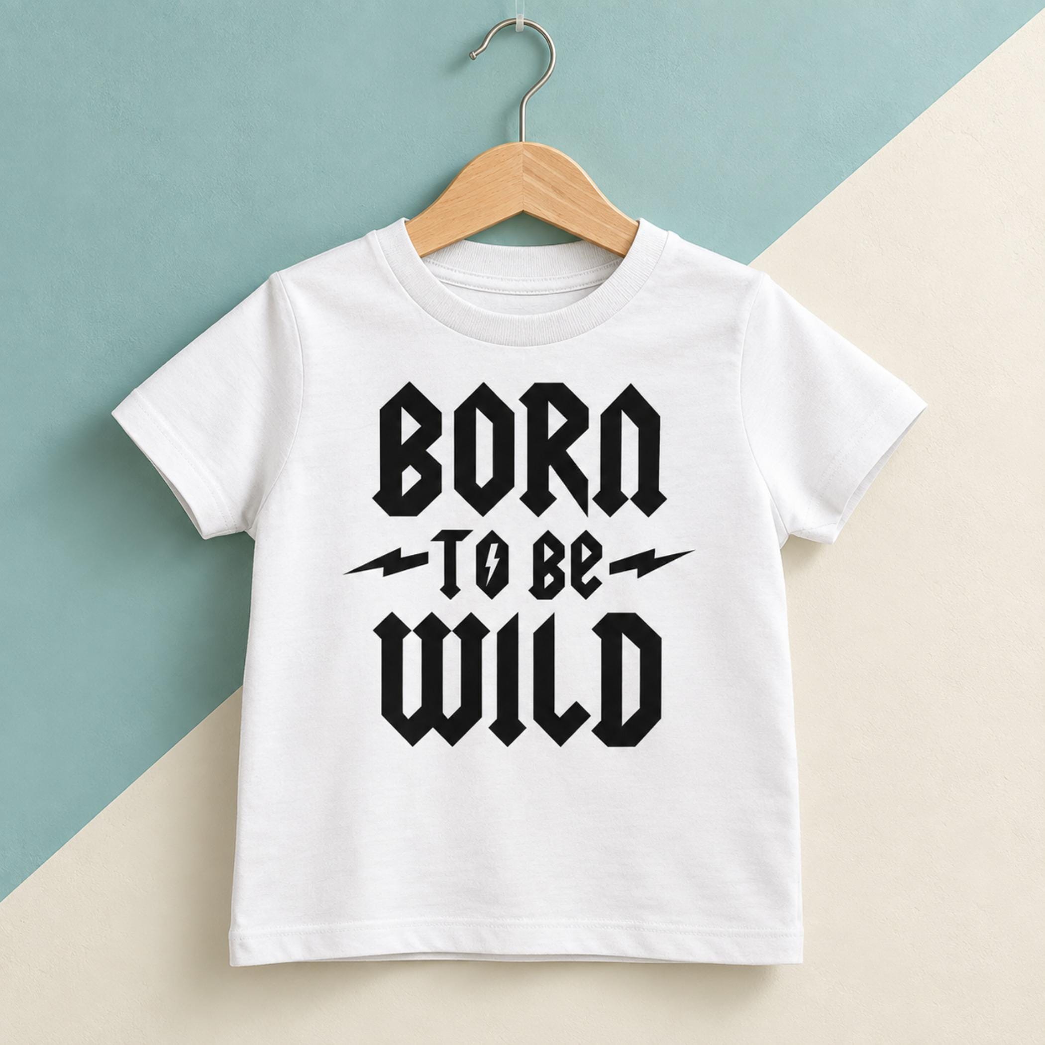 Born to Be Wild Kids T-shirt - Etsy