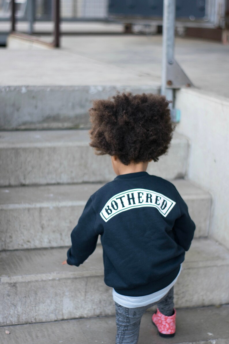 Hipster Kids Fashion Kids Sweater Not Bothered Baby Gifts Trendy Baby Clothes Cool Kids Sweatshirts Baby Sweater Trendy Kids Clothes