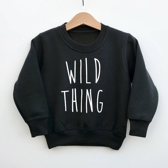 Wild Thing, Kids Sweater, Baby Jumper, Wild One, Wild and One