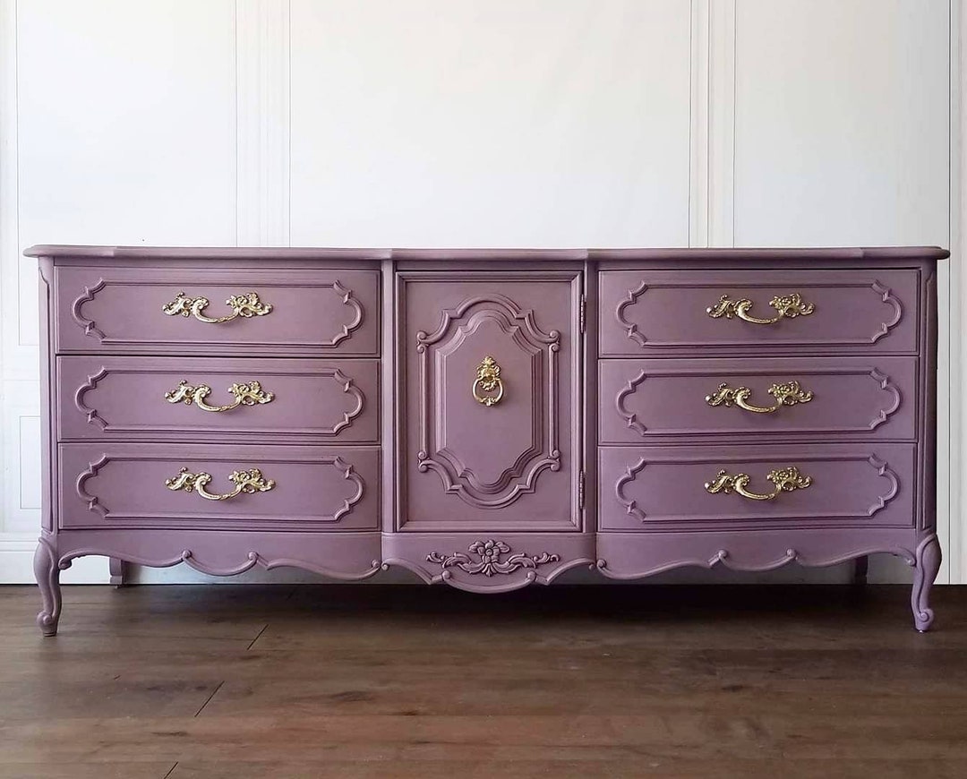 AVAILABLE Free Shipping Emerald Green Boudoir Thomasville Vintage Dresser  Glam Shabby Chic French Provincial Bedroom Buffet 