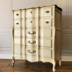 Vintage Wood Tall Dresser - Etsy Vintage Wood Tall Dresser - Etsy