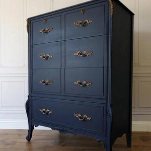 chinese dress ladies Bryant Linen Extra Wide 6-Drawer Dresser  Meadow Blu