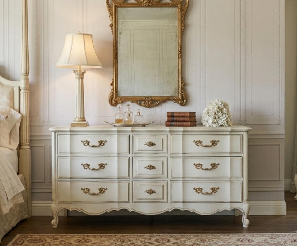 cream french provincial dresser The Many Colors of French Dressers