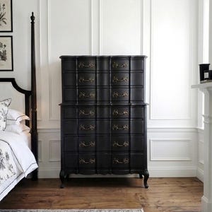 tall black dresser for bedroom Amazon.com: MULEJYBO 10 Drawer Large Black Dresser for Bedroom, 47.2" Long Chest of Drawers with Deep Drawers, Modern Wooden Storage Dresser for Closet, 36.2" Tall TV Stand for Living Room, Hallway, Entryway :