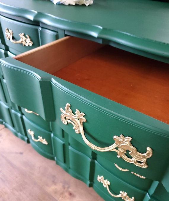 jade green dresser Chelsea Long Narrow 4 Door Sideboard