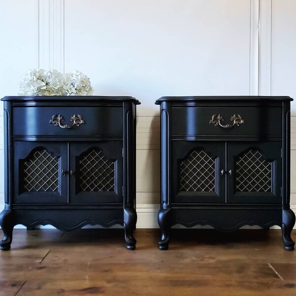 French Nightstand Etsy