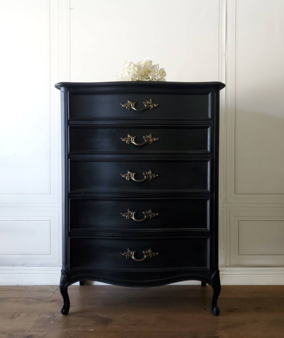 Black glam dresser discount