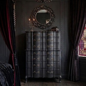 Black Gothic Dresser - Etsy