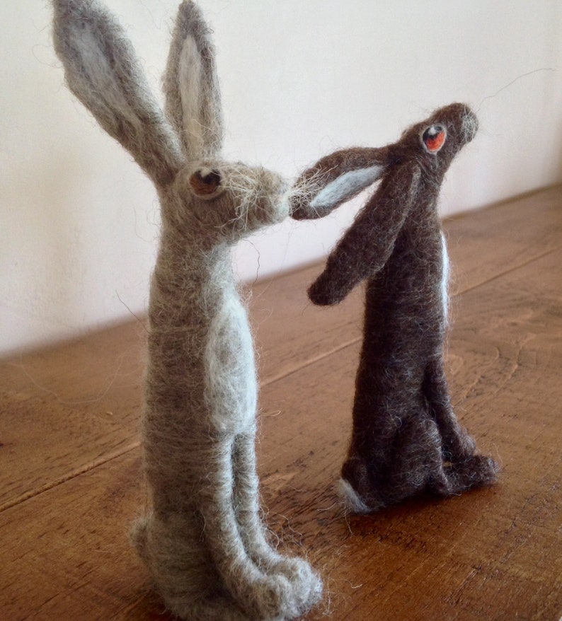 PDF to Make a Hare Printable Needle Felting Tutorial With Etsy