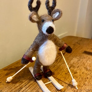 PDF to make a Posable Deer-printable needle felting tutorial with equipment list-Mary Jane Lillie Felting, Workshops and Supplies image 5