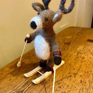 PDF to make a Posable Deer-printable needle felting tutorial with equipment list-Mary Jane Lillie Felting, Workshops and Supplies image 3