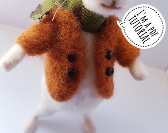 Needle Felted Animal Jacket PDF Tutorial – Mary Jane Lillie