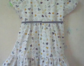 Little girl's dress, 18 to 24 months - in cotton