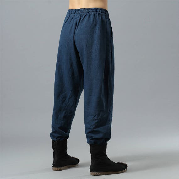 Pantalon homme Cotto et lin lin lin décontracté – causalité pur couleur coton et lin homme Kung Fu Tai Chi Hanfu Zen Jogger pantalon 7a3df2 Pantalon homme Cotto et lin lin lin décontracté – causalité pur couleur coton et lin homme Kung Fu Tai Chi Hanfu Zen Jogger pantalon 7a3df2