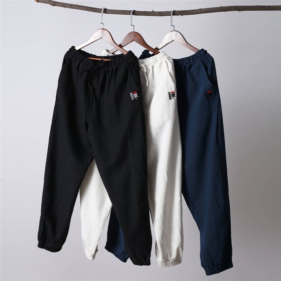 Pantalon homme Cotto et lin lin lin décontracté – causalité pur couleur coton et lin homme Kung Fu Tai Chi Hanfu Zen Jogger pantalon 7a3df2 Pantalon homme Cotto et lin lin lin décontracté – causalité pur couleur coton et lin homme Kung Fu Tai Chi Hanfu Zen Jogger pantalon 7a3df2