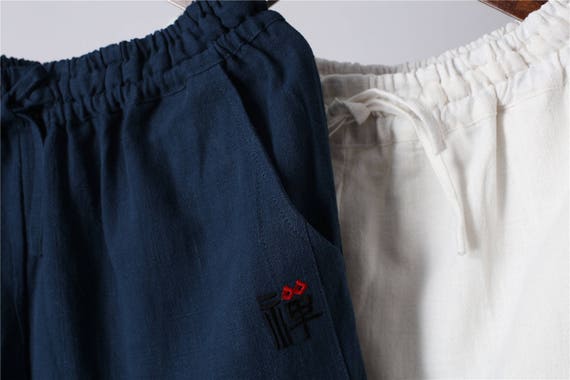 Pantalon homme Cotto et lin lin lin décontracté – causalité pur couleur coton et lin homme Kung Fu Tai Chi Hanfu Zen Jogger pantalon 7a3df2 Pantalon homme Cotto et lin lin lin décontracté – causalité pur couleur coton et lin homme Kung Fu Tai Chi Hanfu Zen Jogger pantalon 7a3df2