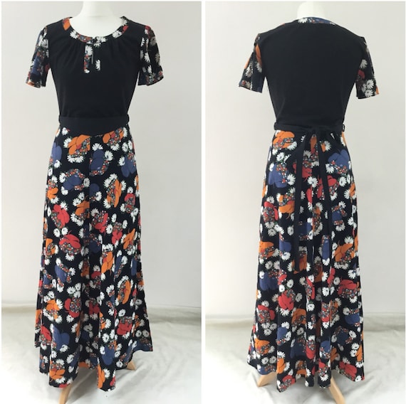 cotton maxi dress with sleeves uk