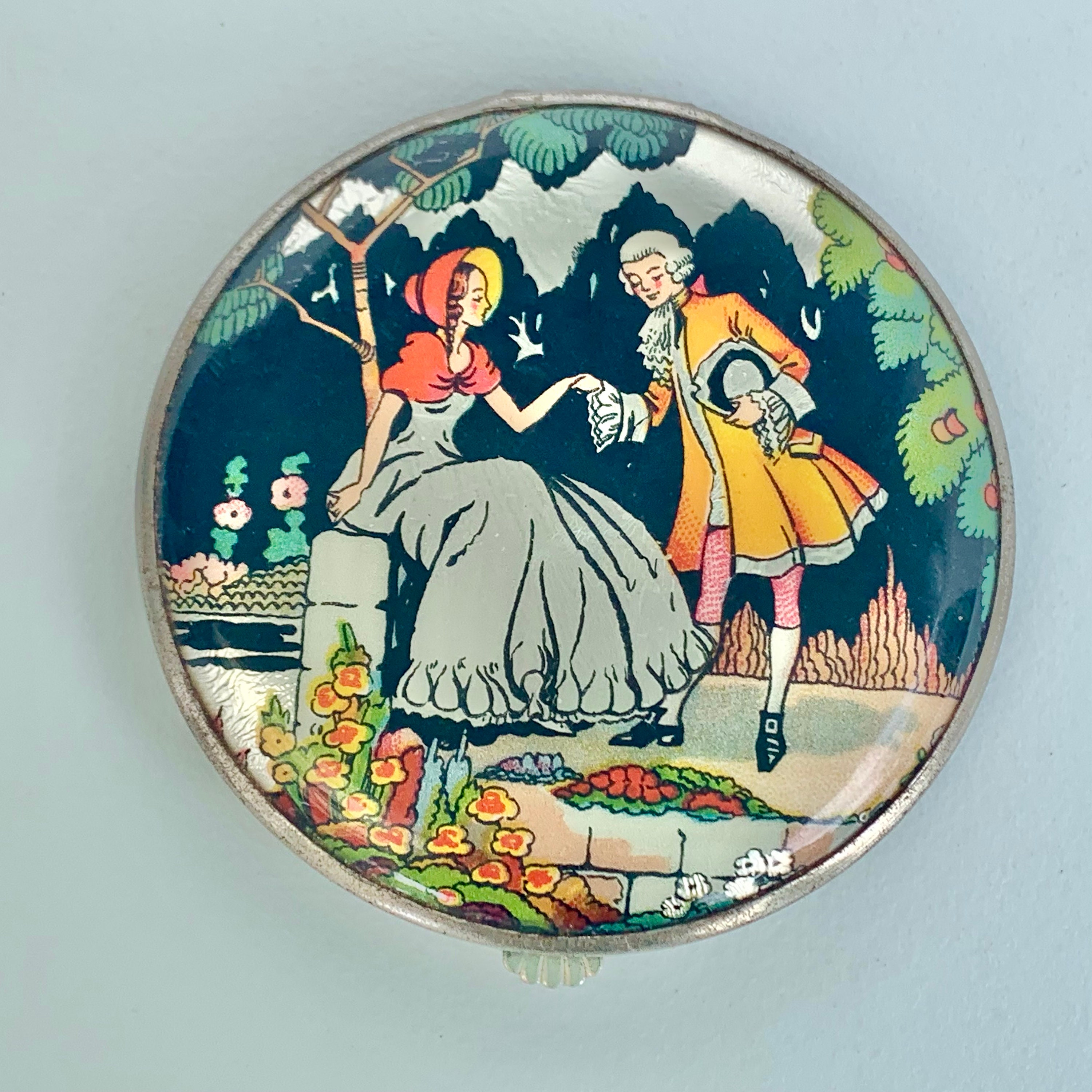 英国製アンティーク1930年代　Gwenda制作　アールデコ　コンパクト Gwenda Compact - Etsy