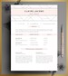 Resume Template, CV Template Editable in MS Word and Pages, Instant Digital Download, Size A4 and US Letter 