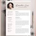 Creative Resume Template, Minimalist Resume, CV Design, Resume With Photo, Clean Resume, Curriculum Vitae For Mac or PC, CoverLetter, 2 page