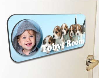 Nursery Wooden Door Sign, Personalised Name Sign, Nursery and Kids Decor, Custom Wooden Name Plaque, Baby & Toddlers Bedroom Doors or Walls,