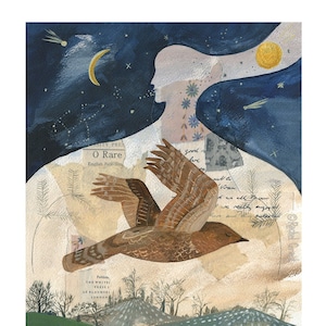 Wild Flight Art Print By Rachel Grant | A4