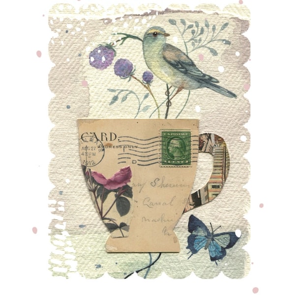 Garden Tea Art Print By Rachel Grant | A4