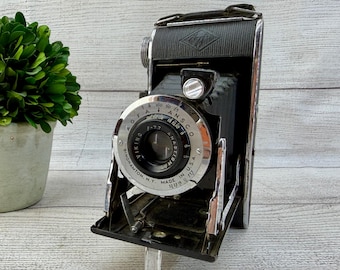 Vintage 1940s Agfa PB 20 Ansco Viking Folding Bellows Camera