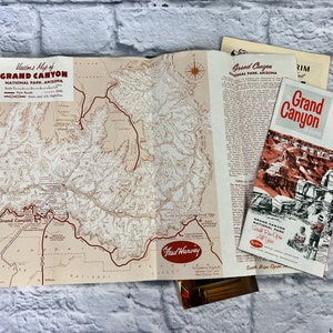 Vintage Grand Canyon Bright Angel Lodge El Tovar Hotel Ephemera