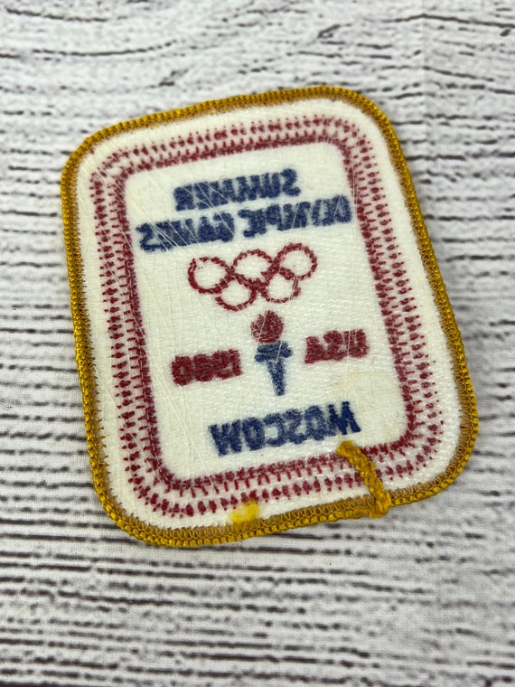 1980 Moscow Summer Olympic Games USA Patch - image 4