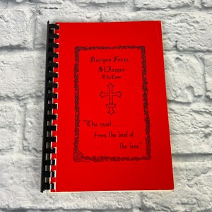 Vintage 1980s Cookbook - Recipes from St. James the Less