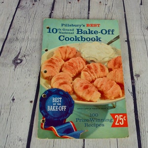 10th Grand National Cookbook from Pillsbury’s 1958 National Bake Off