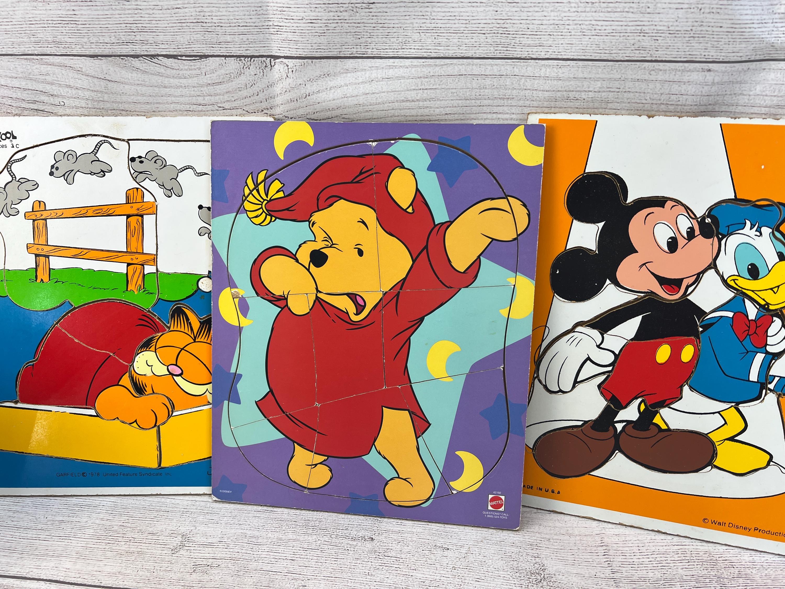 Vintage Mickey Mouse Puzzle - Etsy
