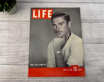 Life Magazine May 23, 1938 Errol Flynn Cover